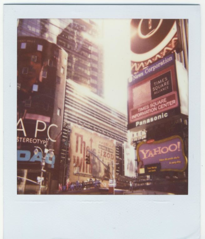 Polaroids: New York Times Square