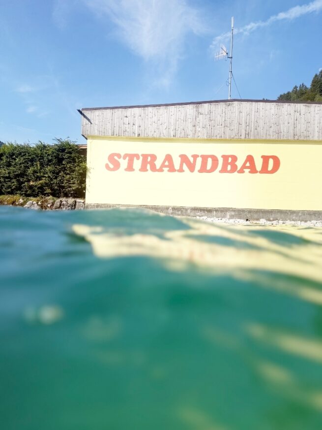 Strandbad Achensee unterwegs